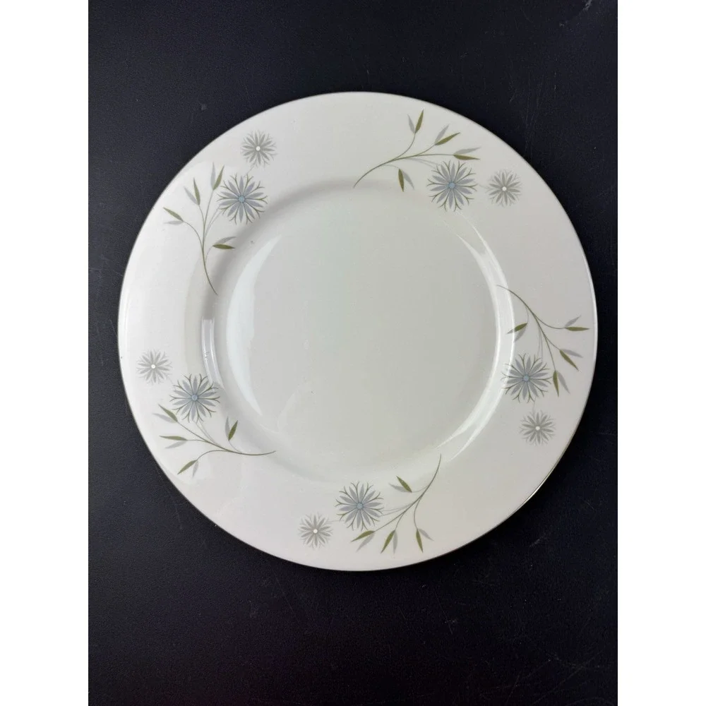 Haviland USA Laserre‎ Dinner Plates Floral Gold Trim Set of 3